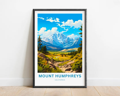 Mount Humphreys Travel Poster