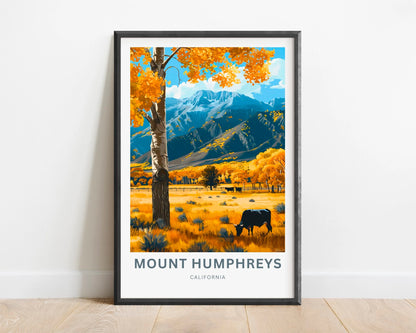 Mount Humphreys Travel Poster