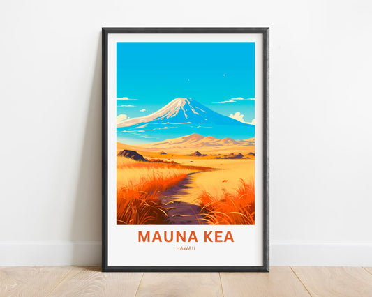 Mauna Kea Travel Poster
