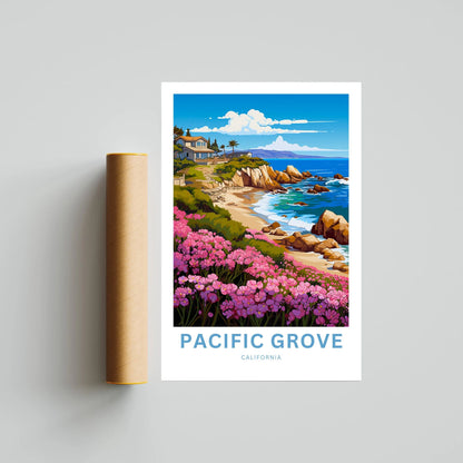 Pacific Grove Travel Poster