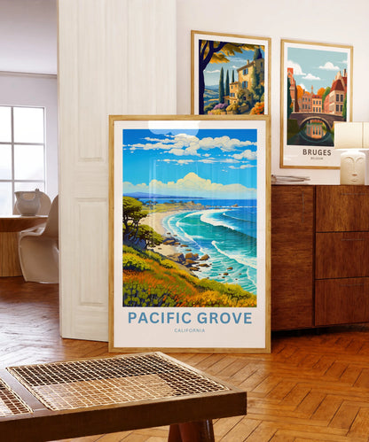 Pacific Grove Travel Poster