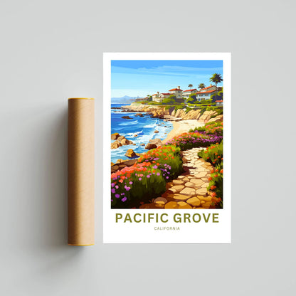 Pacific Grove Travel Poster