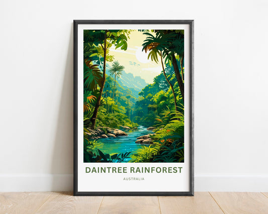 Daintree Rainforest Travel Poster