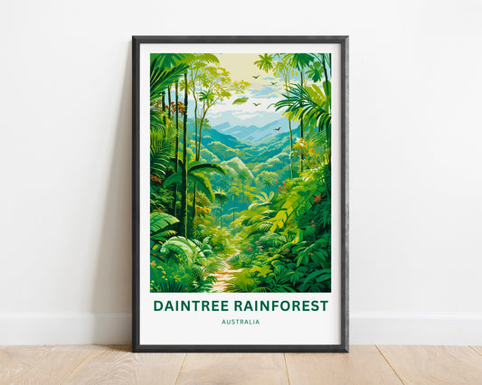Daintree Rainforest Travel Poster