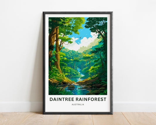 Daintree Rainforest Travel Poster