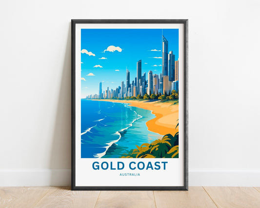 Gold Coast Travel Poster
