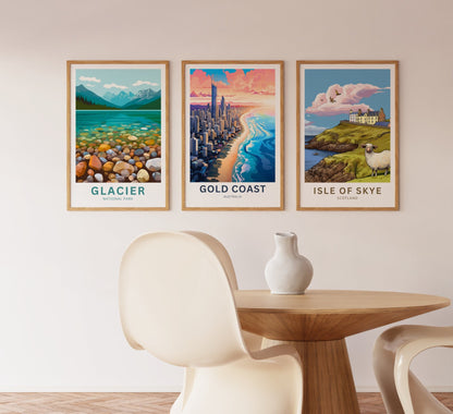 Gold Coast Travel Poster