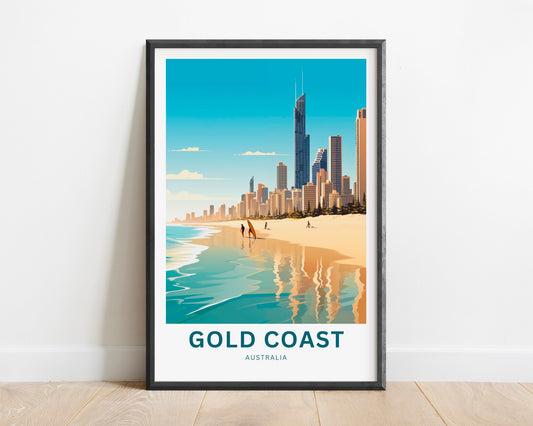 Gold Coast Travel Poster