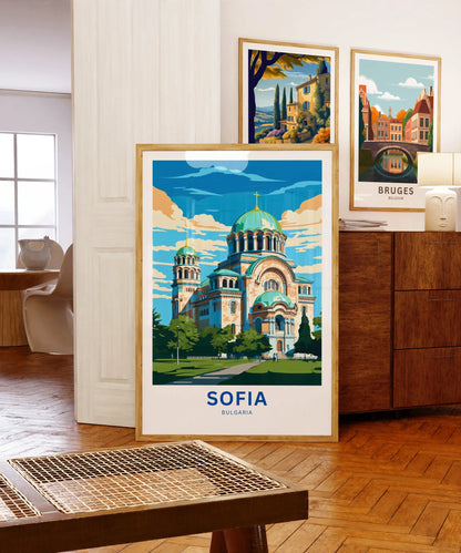 Sofia Travel Poster