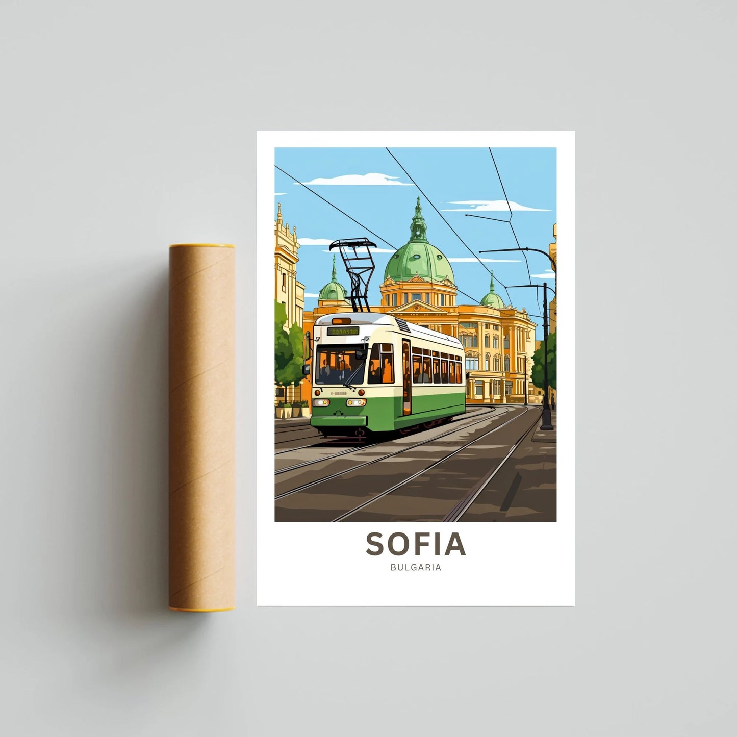 Sofia Travel Poster