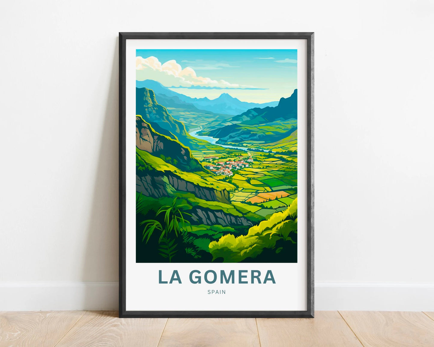 La Gomera Travel Poster