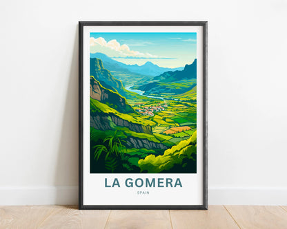 La Gomera Travel Poster