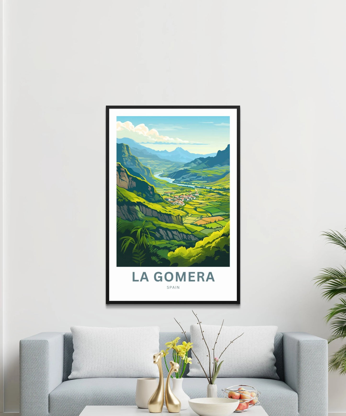 La Gomera Travel Poster