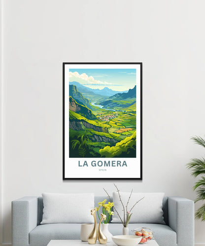La Gomera Travel Poster