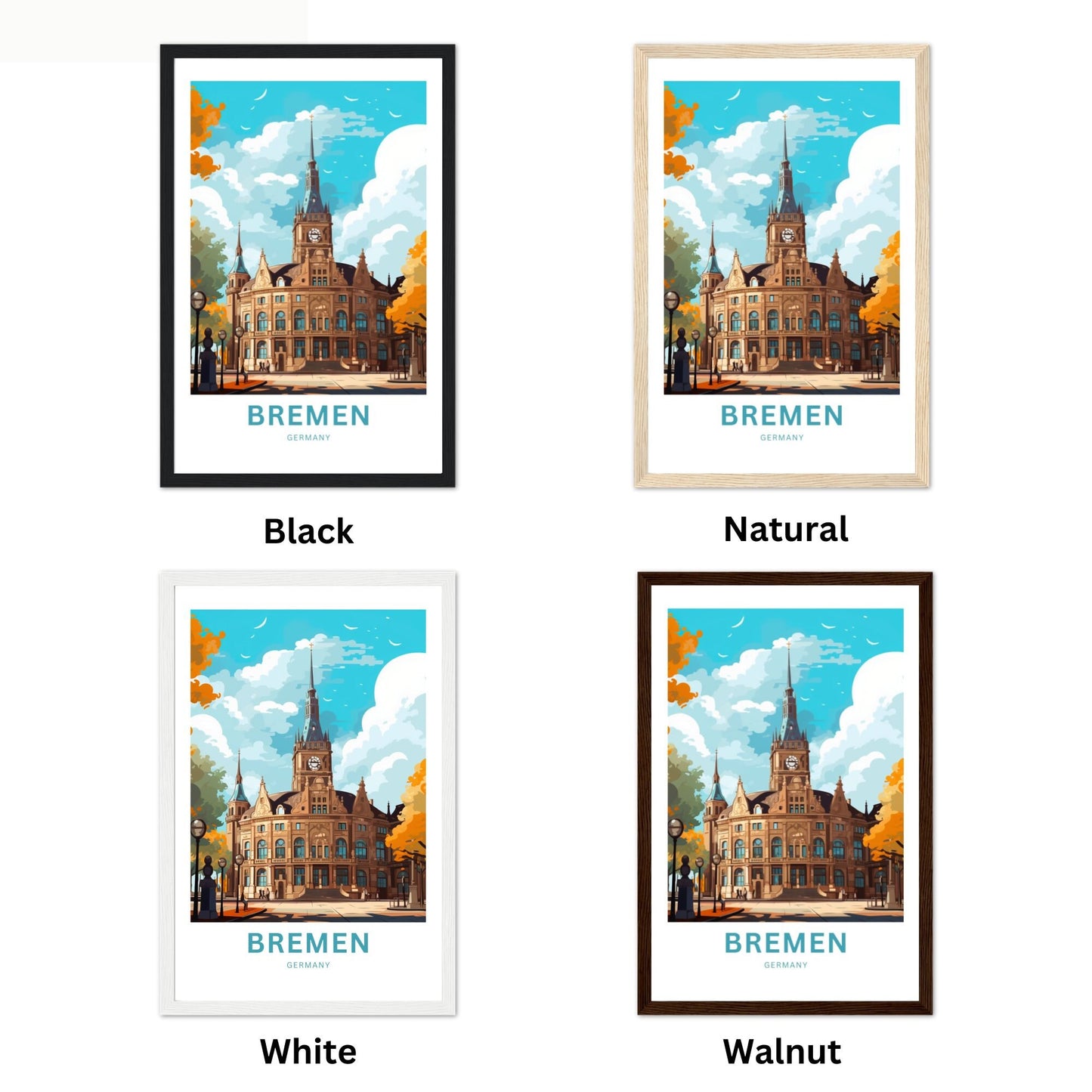 Bremen Travel Poster