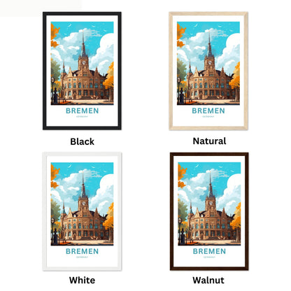 Bremen Travel Poster