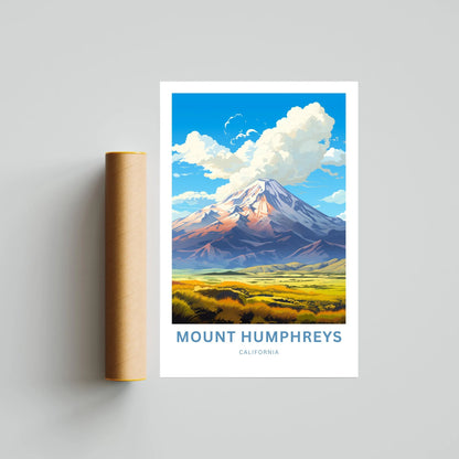 Mount Humphreys Travel Poster