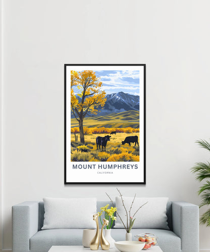 Mount Humphreys Travel Poster