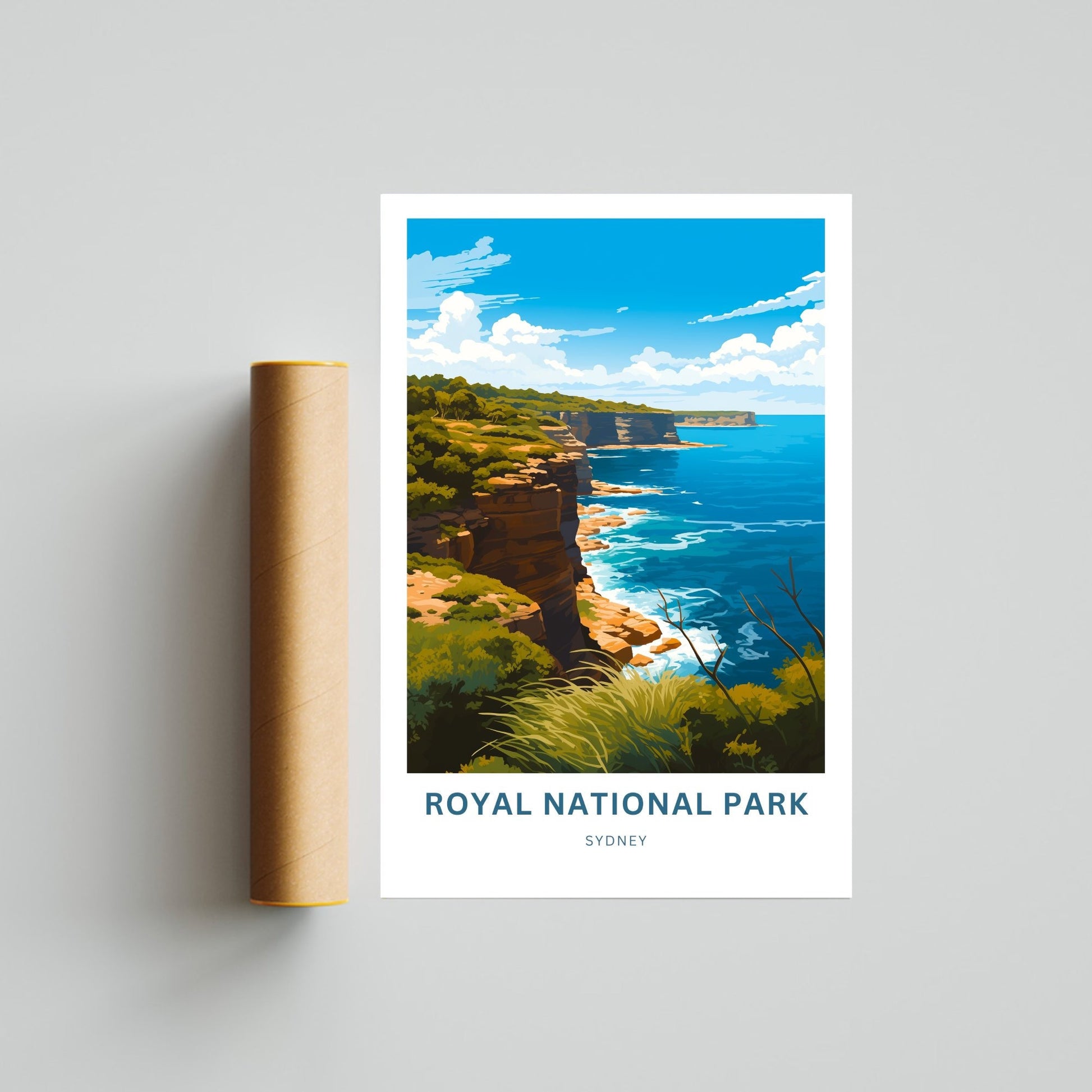 Royal Travel Print - Royal poster, National Park Wall Art, Framed present, Gift Australia Present - TravelTreasureCo