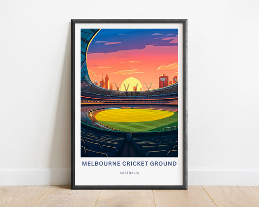 Melbourne Cricket Ground (MCG) Travel Poster