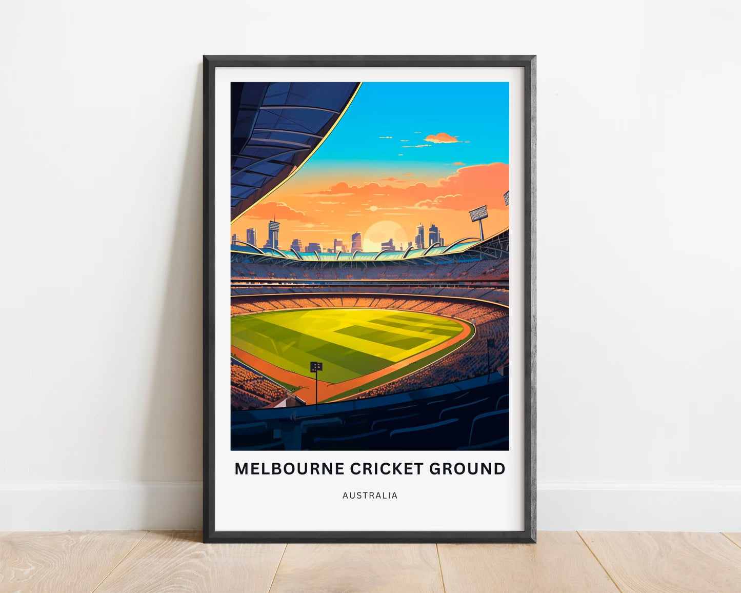 Melbourne Cricket Ground (MCG) Travel Poster