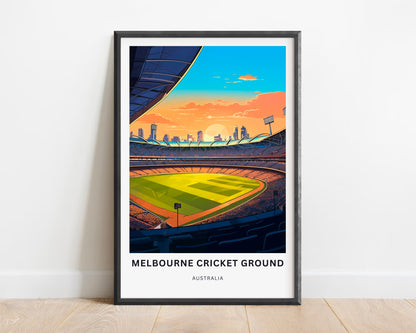 Melbourne Cricket Ground (MCG) Travel Poster
