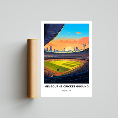 Melbourne Cricket Ground (MCG) Travel Poster