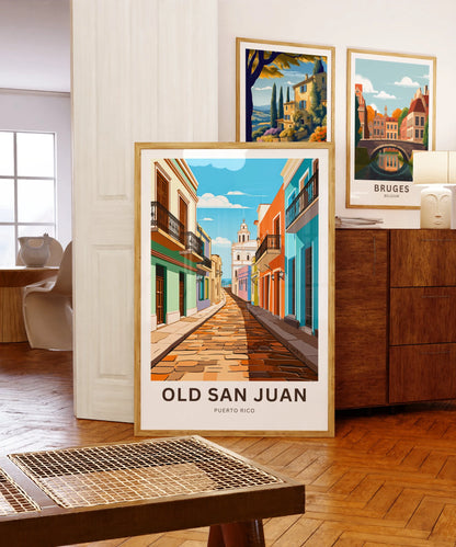 Old San Juan Travel Poster