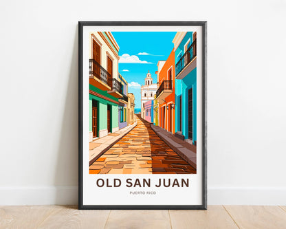 Old San Juan Travel Poster