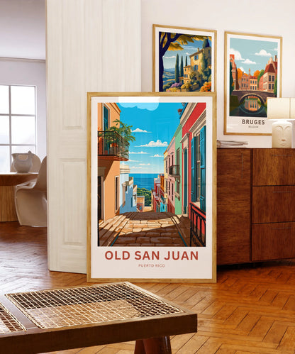 Old San Juan Travel Poster