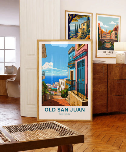 Old San Juan Travel Poster