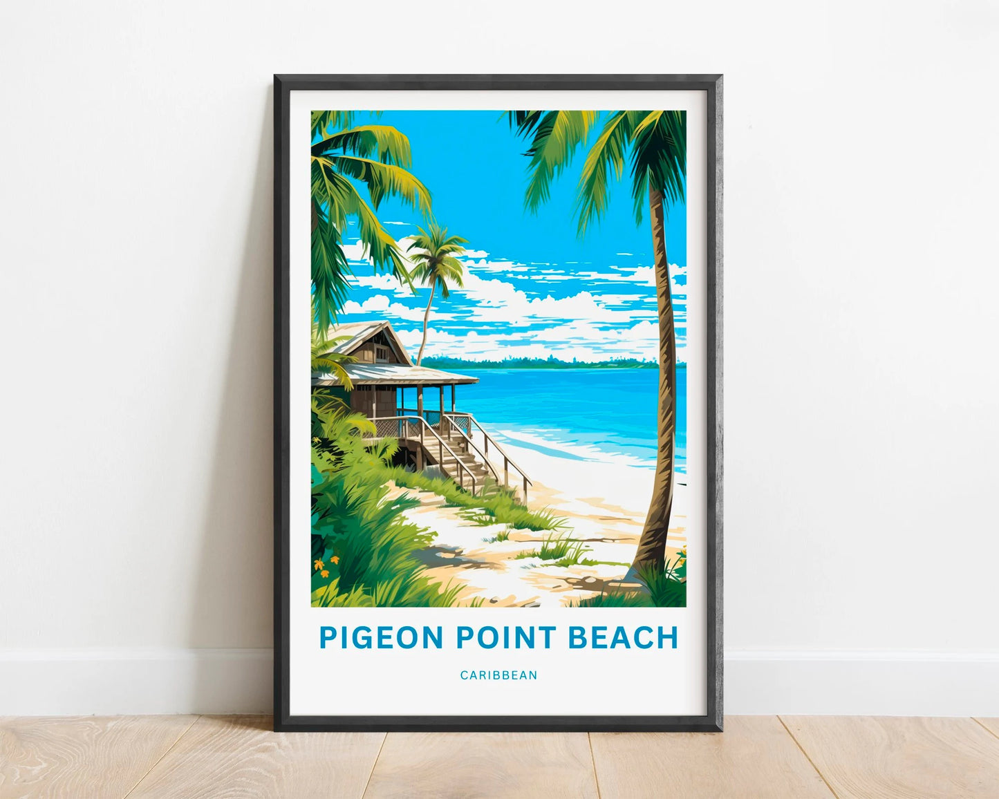 Pigeon Point Beach Travel Poster