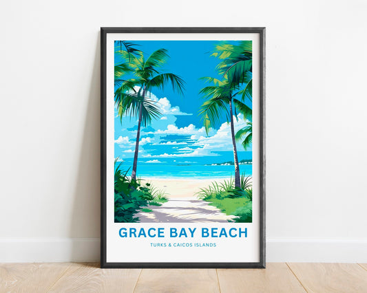 Grace Bay Travel Poster