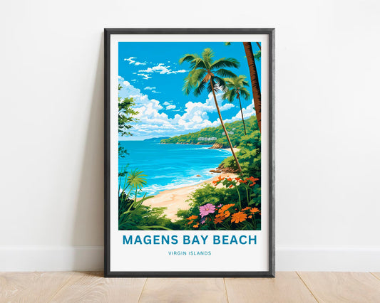 Magens Bay Travel Poster