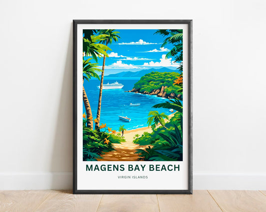 Magens Bay Travel Poster