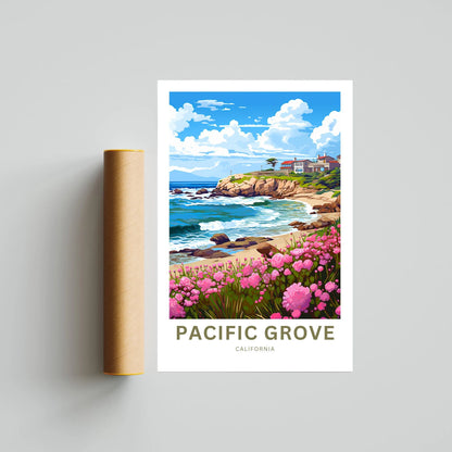 Pacific Grove Travel Poster