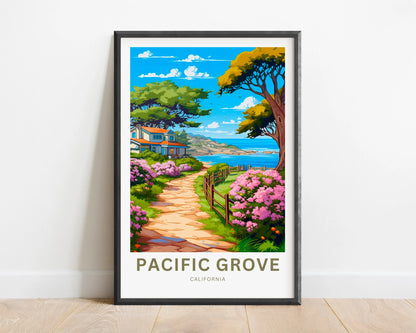 Pacific Grove Travel Poster