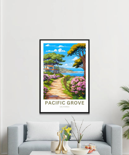 Pacific Grove Travel Poster