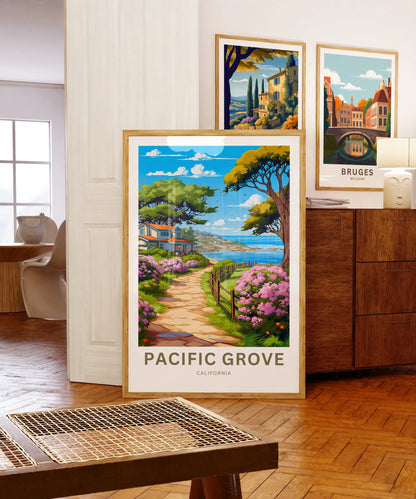 Pacific Grove Travel Poster