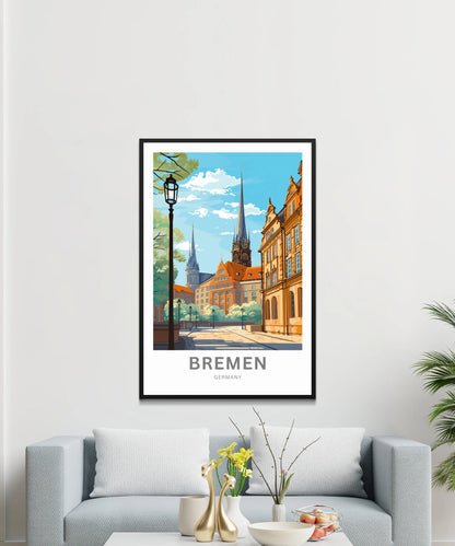 Bremen Travel Poster