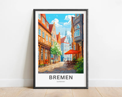 Bremen Travel Poster