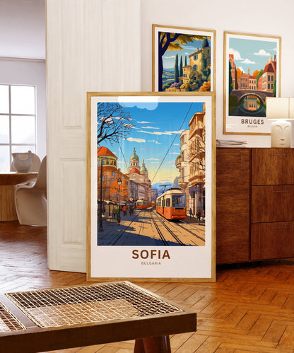 Sofia Travel Poster