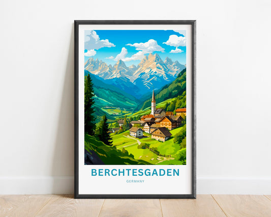 Berchtesgaden Travel Poster