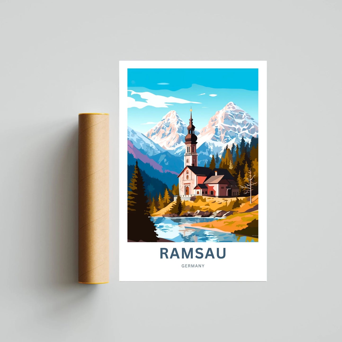 Ramsau Travel Poster