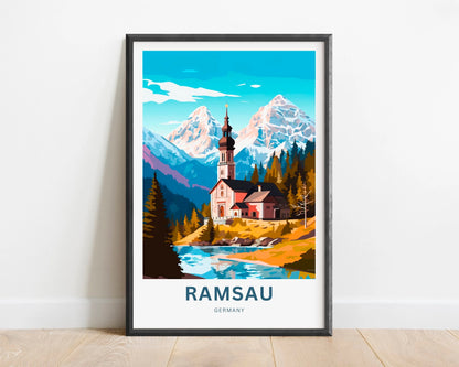 Ramsau Travel Poster