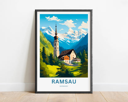 Ramsau Travel Poster