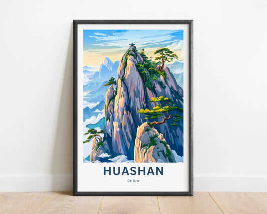 Huashan Travel Poster