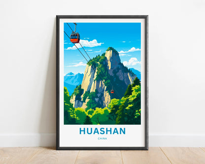 Huashan Travel Poster