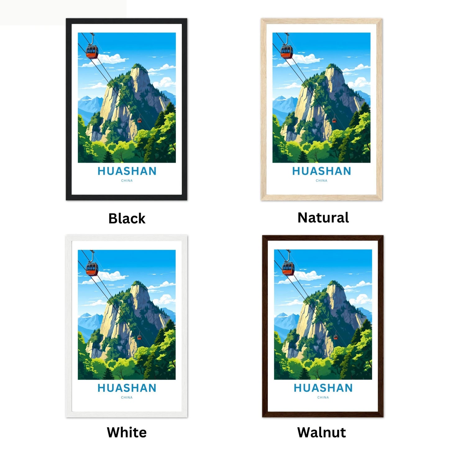 Huashan Travel Poster