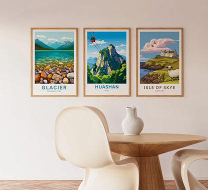 Huashan Travel Poster